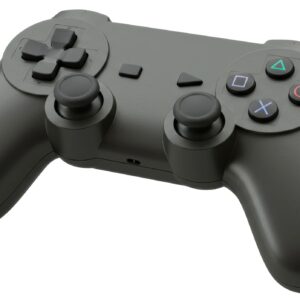 Modern game controller on clean white background (no branding).